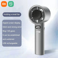 MIJIA Handheld Mini Fan 120 Speed Portable Bladeless Desktop Fan Rechargeable Instant Cooling With Ice Mode For Men Women 2026