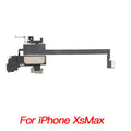 Ear Speaker With Microphone Flex Cable For iPhone X XR XS 11 12 Mini Pro Max Earpiece Incl Light Sensor Flex Replacement