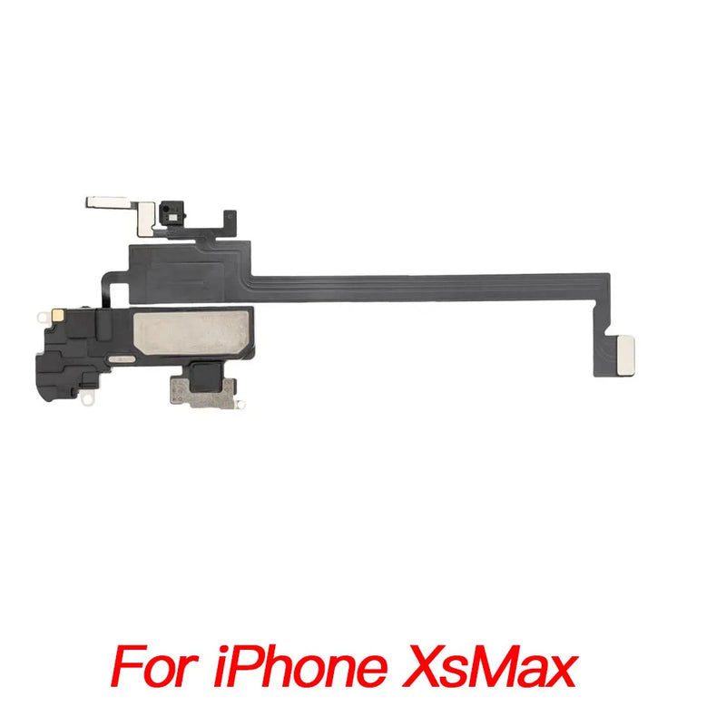 Ear Speaker With Microphone Flex Cable For iPhone X XR XS 11 12 Mini Pro Max Earpiece Incl Light Sensor Flex Replacement