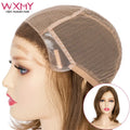 Injection Lace With 1" French Lace Front And Temple 8" Lace Front Human Hair Wigs For Women Short Virgin Human Hair Jewish Wig