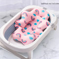 Infant Daily Bath Accessory Non Slip Bathtub Mat Soft Animal Pillow Safety Support Cushion For Newborn Shower And Body Washing