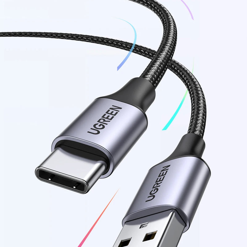 [2 Pack] UGREEN 3A USB Type C Cable For Xiaomi Samsung S25 S24 Fast Charging USB Data Cable 18W For iPhone 17 16 iPad Poco USB C