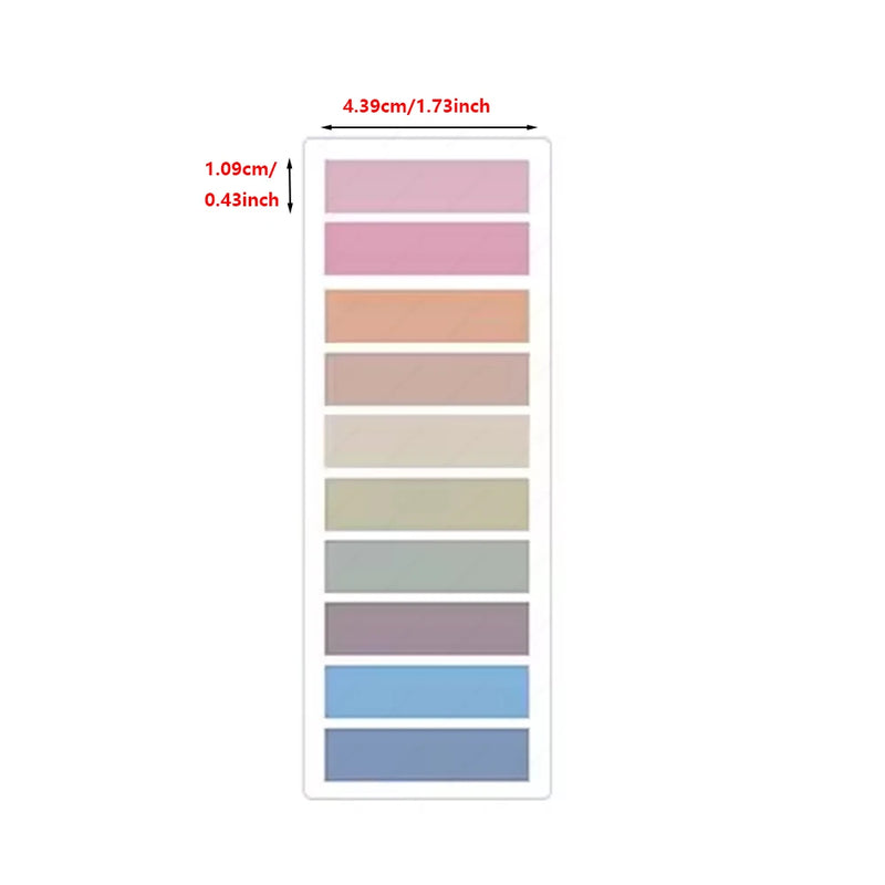 200-14400Sheets Transparent Index Creative Memo Pads Sticky Note Book Tabs Office School Stationery Self-Adhesive Stickers