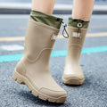 Rain Boots for Men Fishing Non-slip Man Shoes Cheap Middle Tube Water Shoes Outdoor Wear-resistant Garden Outdoor Work Shoes