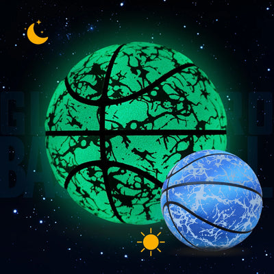 Glowing Green Basketball - Glow In The Dark - Size 3/4/5 | SAMAG