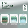 Portable Air Conditioner Fan USB Desktop Fan Rechargeable Mini Air Humidifier Cooler Table Cooling Mist Fan for Office Home