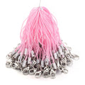 20/100PCS Strap Charm Cord Lanyard Lariat Strap Cords Lobster Clasp Rope Keychains Hooks Mobile Set Charms Jewelry Accessories