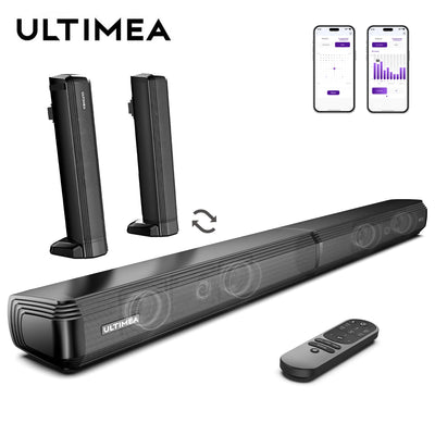 ULTIMEA 100W 2.2ch TV Sound Bar, 2-in-1 Detachable | SAMAG