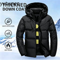 Outdoor Casual Hooded Overcoat Clothes White Duck Down Jacket Men Winter Men's Coat Windproof Removable Cap Parkas Solid Color