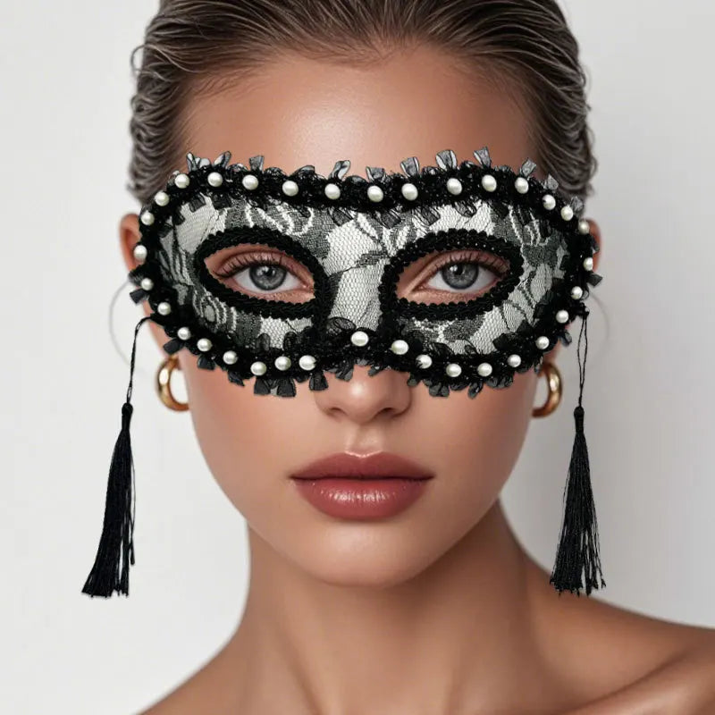 Party Mask Fringe Cosplay Mask Masquerade Ball Mask High Quality For Festival Prom Celebration