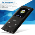 1.8 Inch LCD Screen MP3 Player Stylish Multifunctional Lossless Sound Slim Portable MP3 Music Player