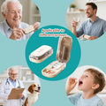 Tablet Divider Tablet Cutter with Storage Compartment for Small and Large Tablets Multiple Pill Cutters for Travel & Pets Daily