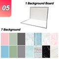 29x21cm Photography Backdrop Board 7 Pcs 2 Sided Photo Background Set 14 Wood Grain Studio Waterproof Product Photographic Props