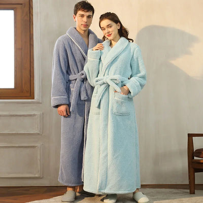 Autumn and Winter New Thick Comfortable Cotton Robe Men's | SAMAG