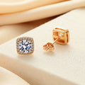 Promotion Moissanite Earrings for Women Pass Diamond Test Pen 100%  With Certificate Ear Studs 925 Sterling Silver Fine Jewelry
