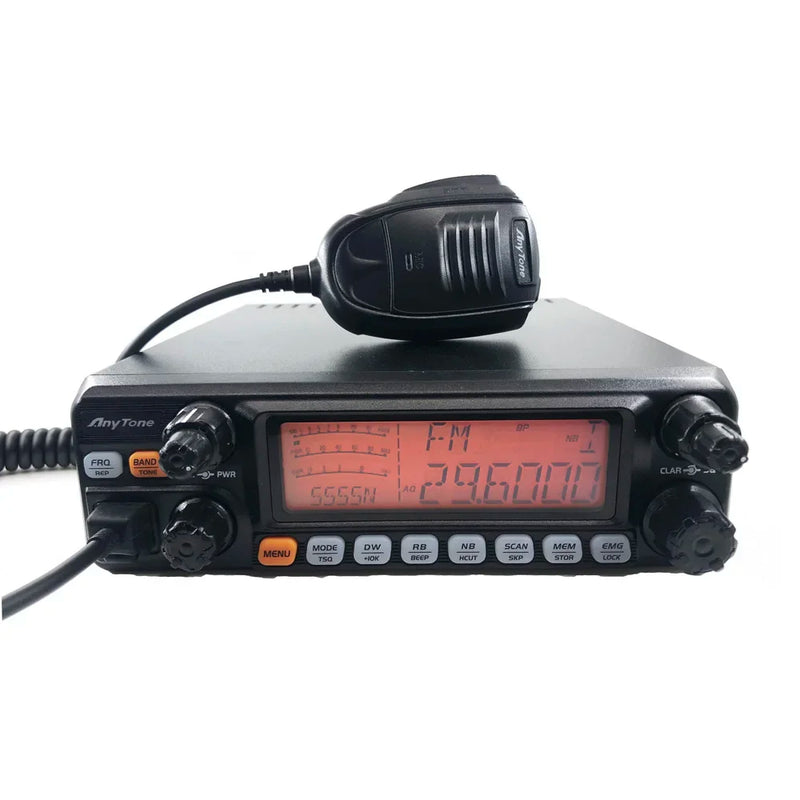 ANYTONE AT-5555N II High Power 60w CB Radio 25.615 - 30.105 Mhz 40 Channel Mobile Transceive AM/FM/SSB 11 Meter with LCD Radio