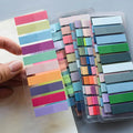 200Pcs Sticky Tabs for Annotating Books, Page Markers Clear Writable and Repositionable Book Flags Strip Index Tabs