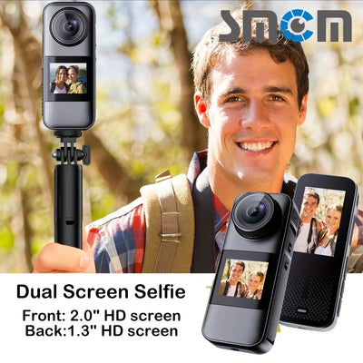 1 dual-screen sports camera for outdoor activities | SAMAG