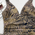 New Leopard Tankini V Neck Bikini Female Swimsuit Women | SAMAG