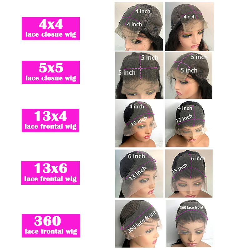 220 Density 360 13x4 Lace Front Wig For Black Women 40 46 Inch Lace Front Human Hair Wig 13x6 Transparent Bone Straight Lace Wig