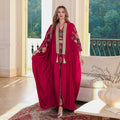 Eid Muslim 2 Piece Set Women Embroidery Dresses Open Abaya Suit Jalabiya Ramadan Dubai Kaftan Party Vestidos Cardigan Robe 2025