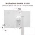 22 Inch Smart TV Ultra HD Mini LED Touch Screen with 1200W Camera Android 13 WiFi Portable Table TV for Kitchen Office Home