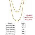 ORSA JEWELS Genuine 925 Sterling Silver Rope Chain Necklace Unisex 1mm 2mm 3mm Italian Twist Rope Chain Choker Gift 40-60cm SC29