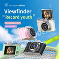 Punctual- 4K Digital Camera 48MP Autofocus Photography Camera 2.8inch Video Camcorder Cam Retro CCD Camera for Kids Students B