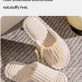 Men's open Toed Slippers Autumn and Winter Indoor Anti slip Breathable Bedroom Silent Couple's home Shoes for Srping and Autunm