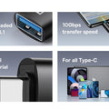 Baseus USB 3.1 OTG Adapter USB Type C to USB Female Converter For Macbook Pro Air Samsung S22 Xiaomi USB-C USBC OTG Connector