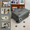 Side Opening Luggage Compartment with Oversized Wheels Large Capacity Travel Suitcase Travel Suitcase on Wheels
