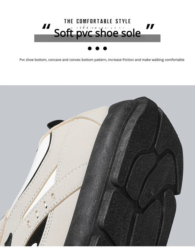 Men's Casual Sports Shoes with Low Heel Round Toe Soft Sole Multi-color Design Fashionable Large Size Walking Board Shoes