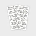 2 Sheets 12pcs Custom Name Stickers for Kids and Adults, Personalized Labels, Ideal for School, Bottles, and Gifts,Easy to Apply