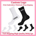 Customized Logo socks business sports cotton unisex 3D | SAMAG