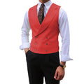 Fashion Solid Vests for Men Casual Style Sleeveless Male Fashion Waistcoat 1 Piece Slim Fit Beach Prom Party Suits Vest