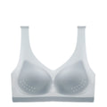 Women's Traceless Bra Thin Summer Cool Feel No Steel Rim Show Chest Sports Beauty Tank Top Small Chest Gathering Bra Underwear