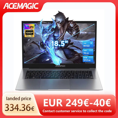 ACEMAGIC 18.5"Laptop Computer Windows 11 PRO 8000 mAh | SAMAG
