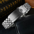 San Martin 39mm MOP Dial Sport Gada Watch Luxury Dress Men Miyota 90S5 Automatic Mechanical Wristwatch Waterproof 100m SN0144