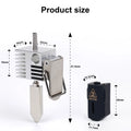 For Creality SPARKX I7 3D Printer Hotend Kit with 4 Interchangeable Nozzles (0.2/0.4/0.6/0.8mm) – Copper Alloy Hardened Steel