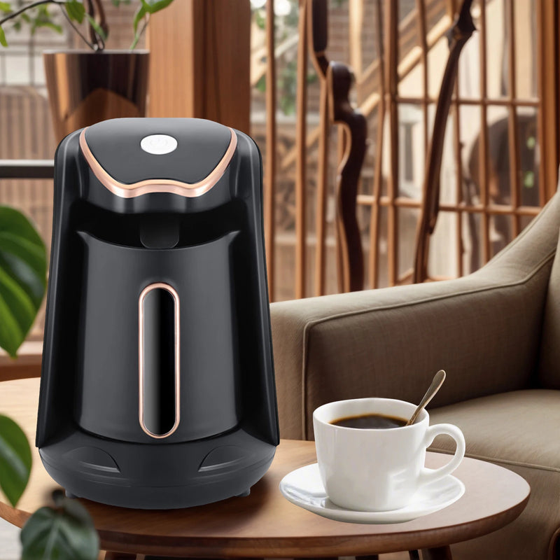 250ML Automatic Turkish Coffee Maker Automatic Turkish/Greek Coffee Machine Electric Turkish Coffee Pot for Coffee Tea & Milk