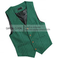 Mens Suit Vest 1920s Mens Vest Slim Fit Formal Business Gangster Waistcoat Striped Tops Cropped Tank Tops 2024 Vests