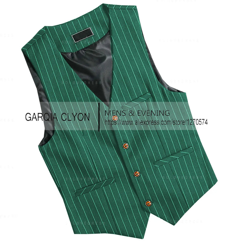 Mens Suit Vest 1920s Mens Vest Slim Fit Formal Business Gangster Waistcoat Striped Tops Cropped Tank Tops 2024 Vests
