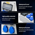 Outdoor Portable Current Box Waterproof Industrial Electric Distribution Cabinet Box with Leakage Protector Circuit Breaker