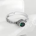 VENTFILLE 925 Sterling Silver Geometric Multilayer Round | SAMAG