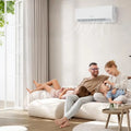 24000 BTU Mini Split Air Conditioner Indoor Unit Only, 230V Ductless Wall Mounted Air Handler for residential use, white ABS pl