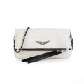 French-style exquisite one-shoulder women's bag, Spanish diamond chain fashion messenger bag, women's wing envelope bag