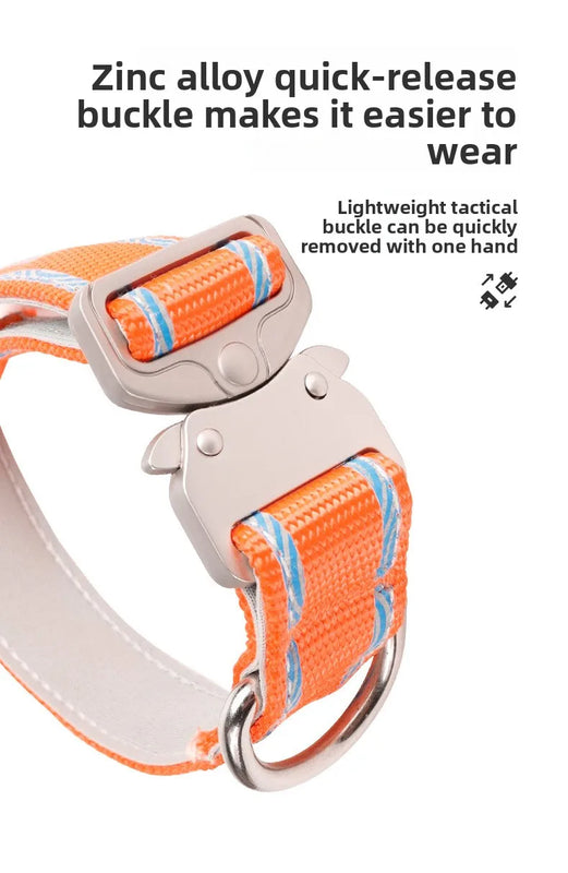Adjustable Anti‑Escape Pet Collar with Buckle for Outdoor Walking Dog Leash Dog Rope for Dogs and Cats Neck Ring