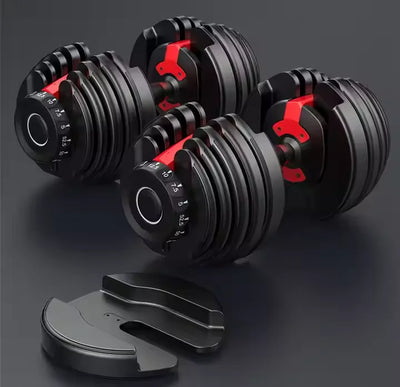 Home Strength Training 24kg Adjustable Dumbbell Sets Gym | SAMAG