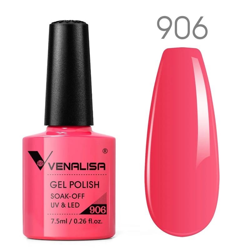 VENALISA Non Cleansing Topcoat Nail Art 7.5ml Soak off Base Coat Foundation No Wipe Top Coat Nail Gel Funny Bunny Gel Varnish