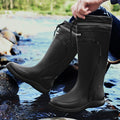 Winter Thickened Anti-slip Men's Rain Boots High Waterproof Reflective Work Fishing Shoes Warm Water Shoes Rubber Shoes for Men